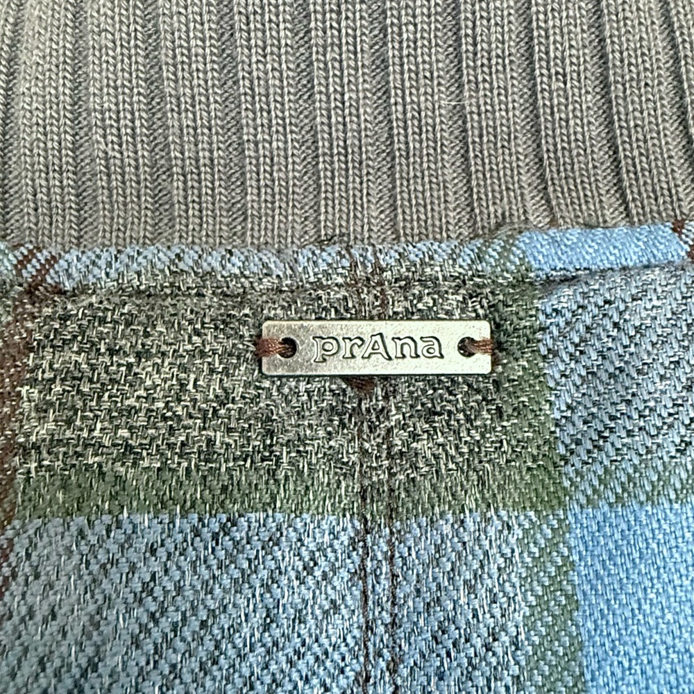 prAna Plaid Puffer Jacket – Blue/Brown – Size Small – NWOT - Picture 8 of 13